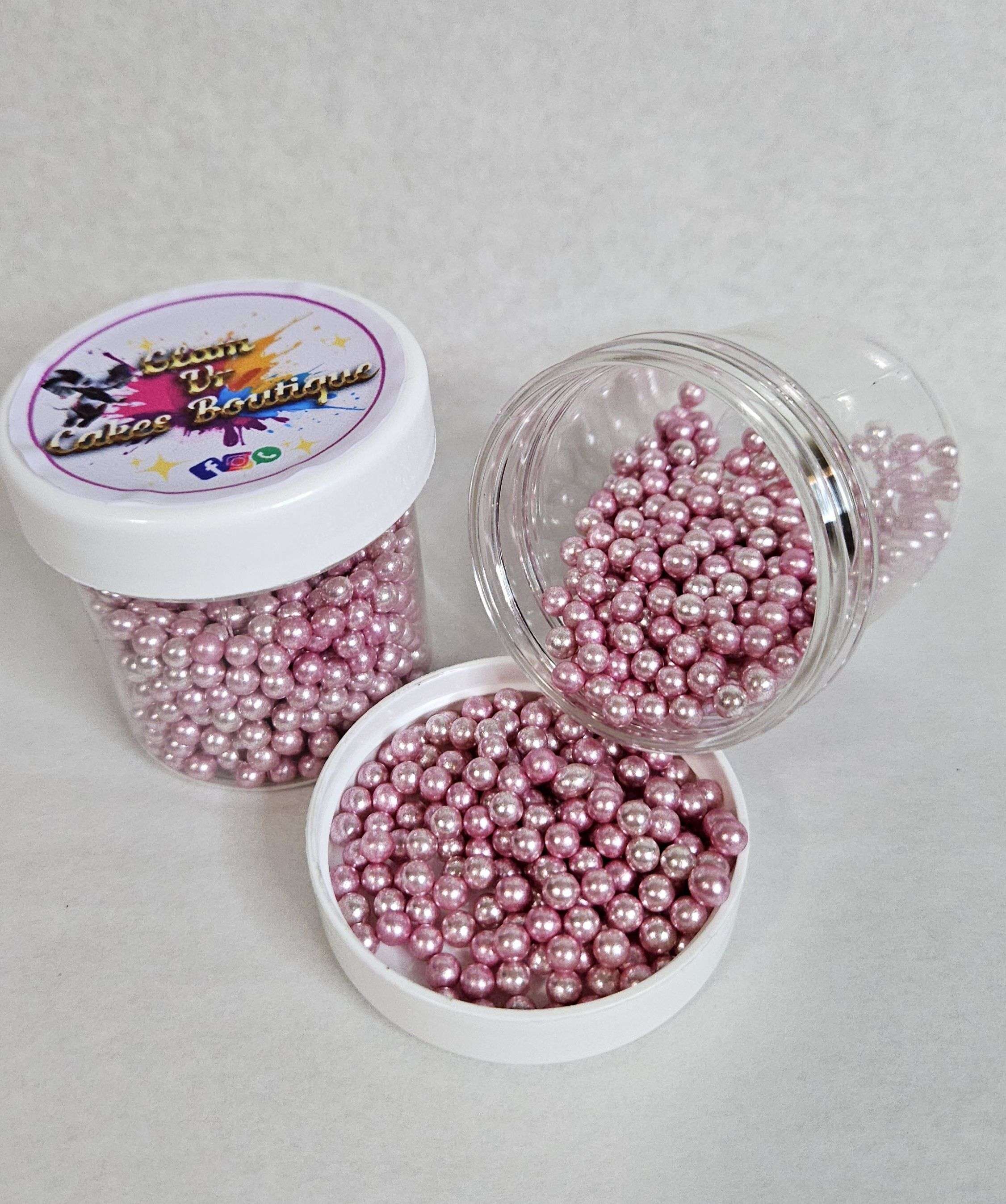 Rose pink pearls