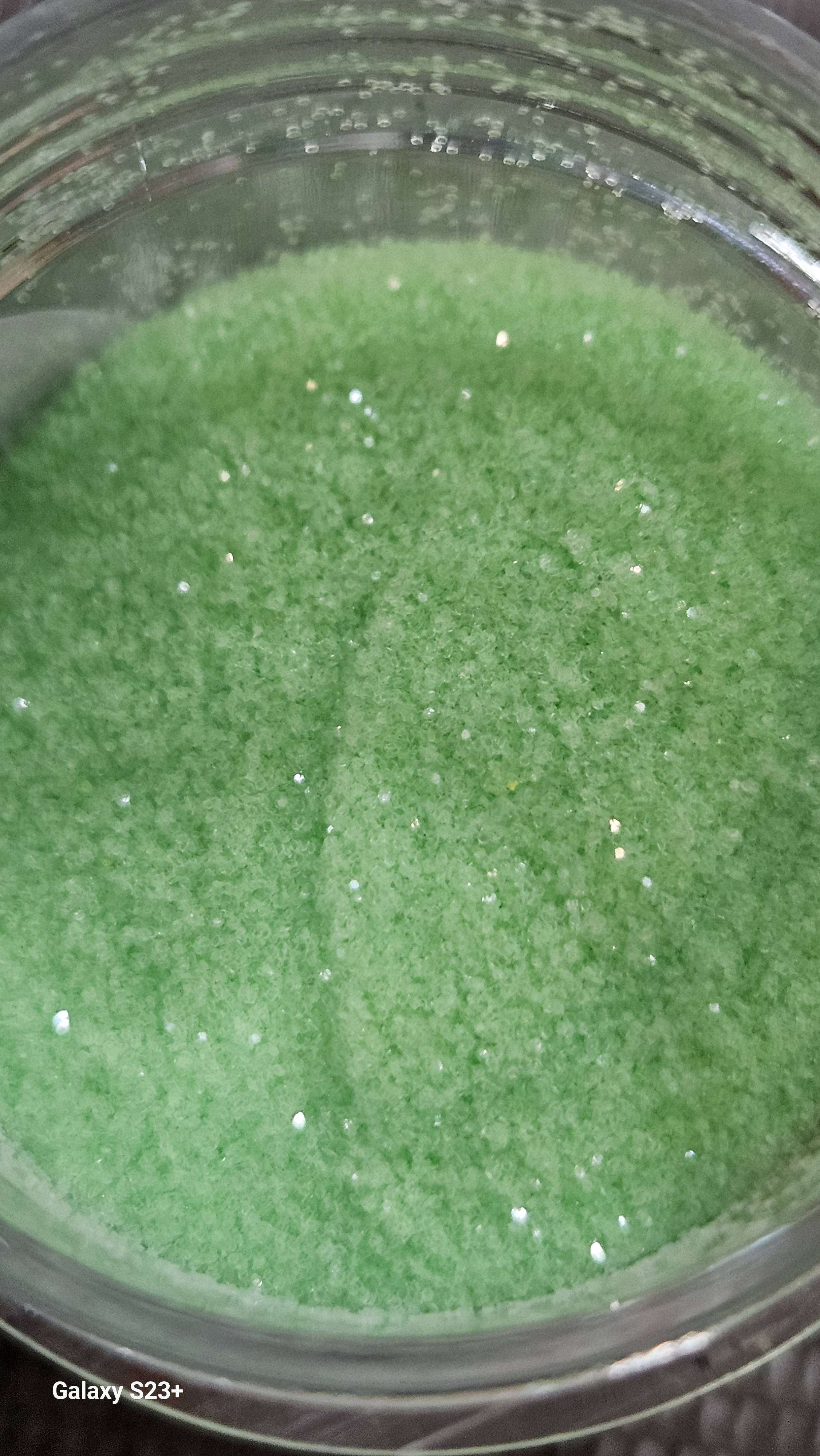 Light green edible glitter