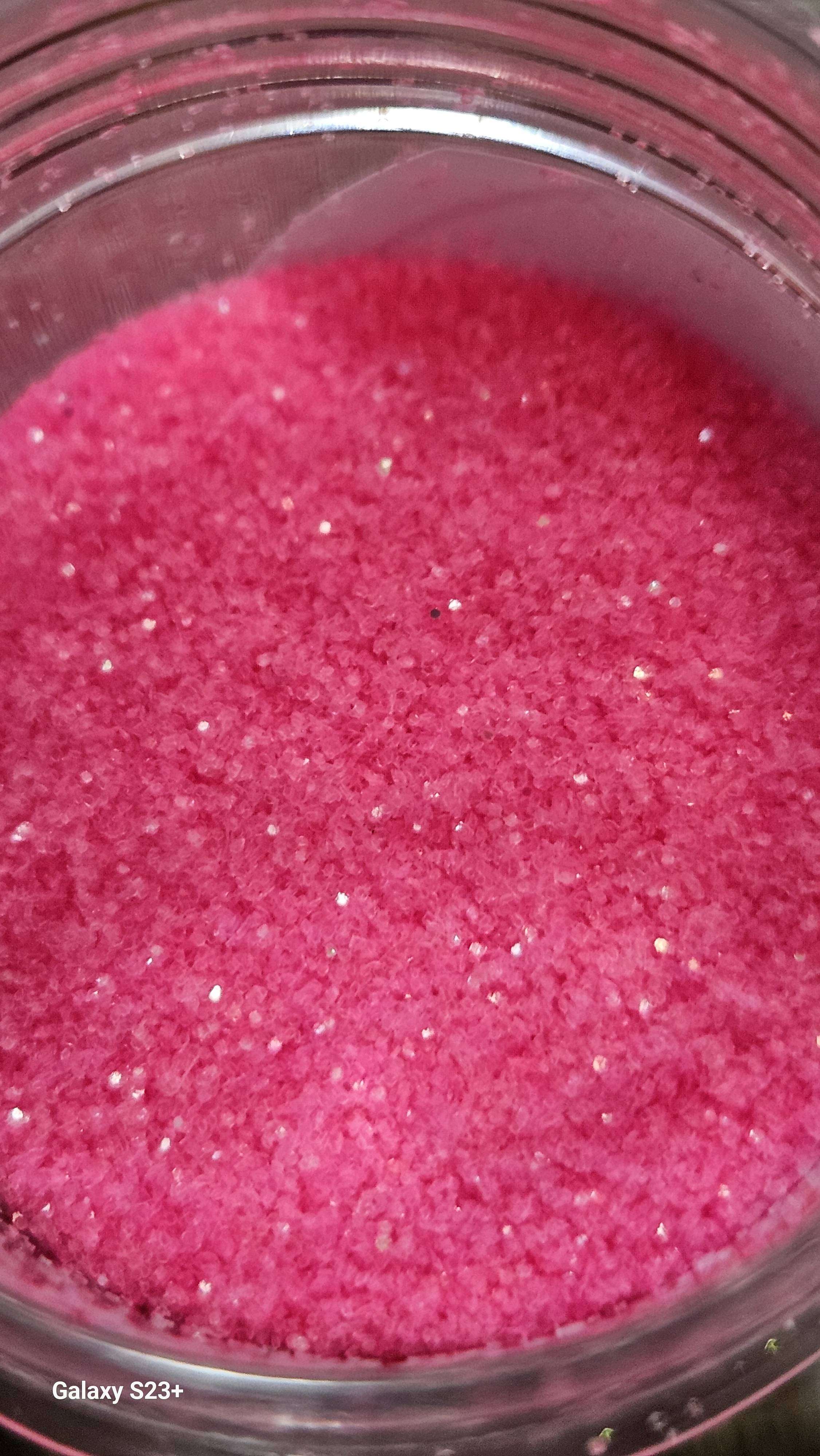 Hot pink glitter