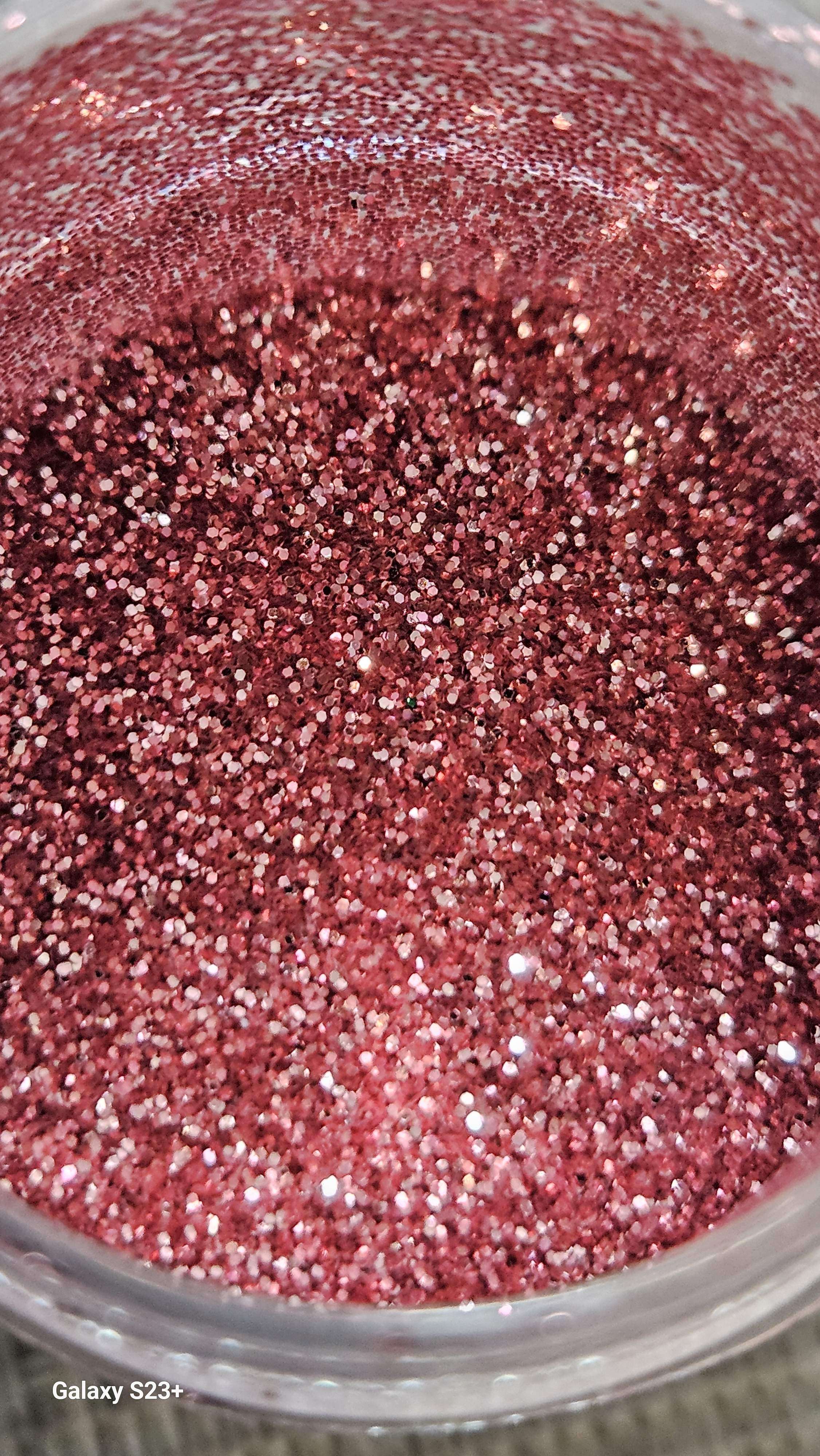 Rose pink/ rose gold glitter