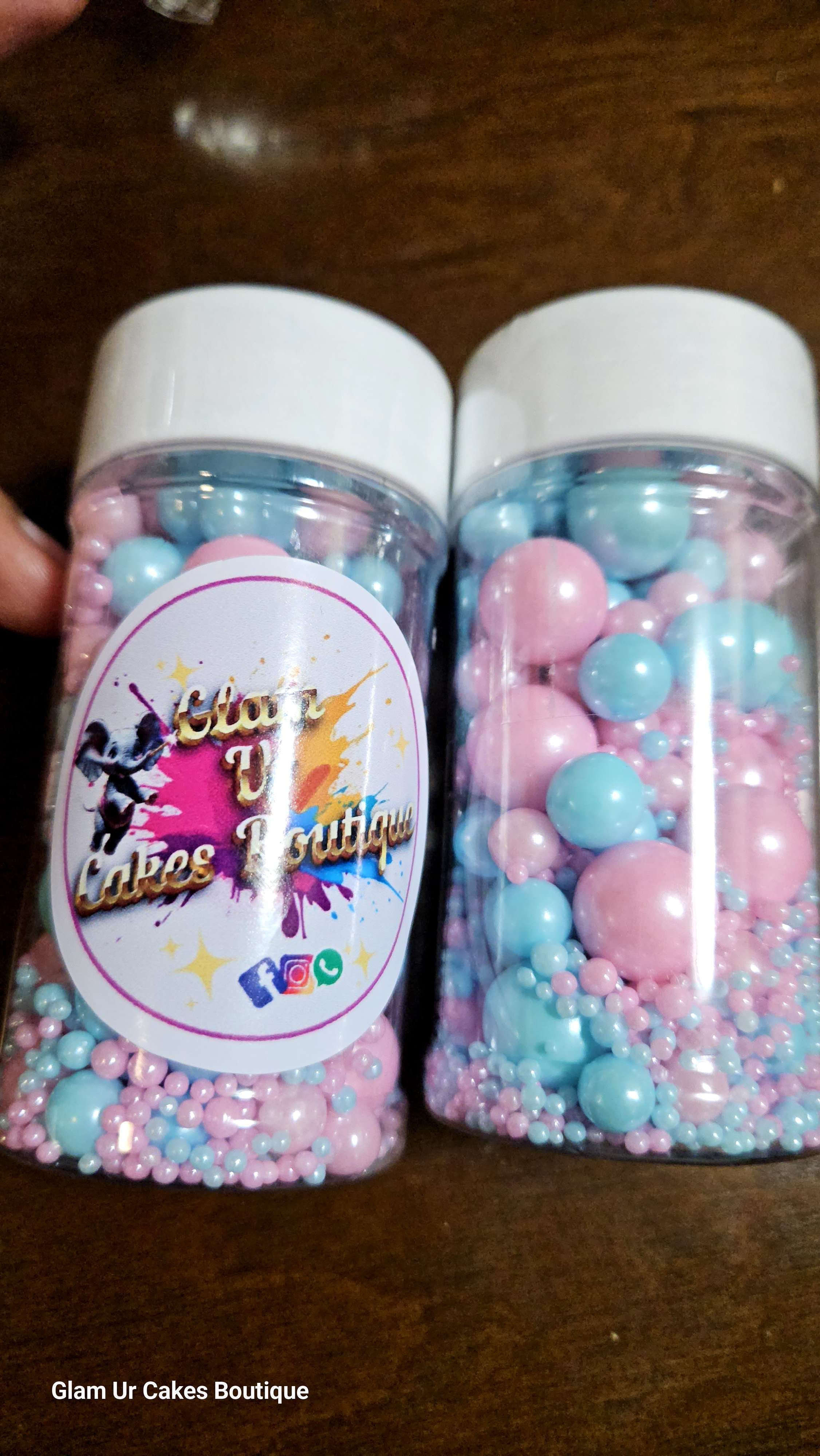 Gender reveal sprinkles