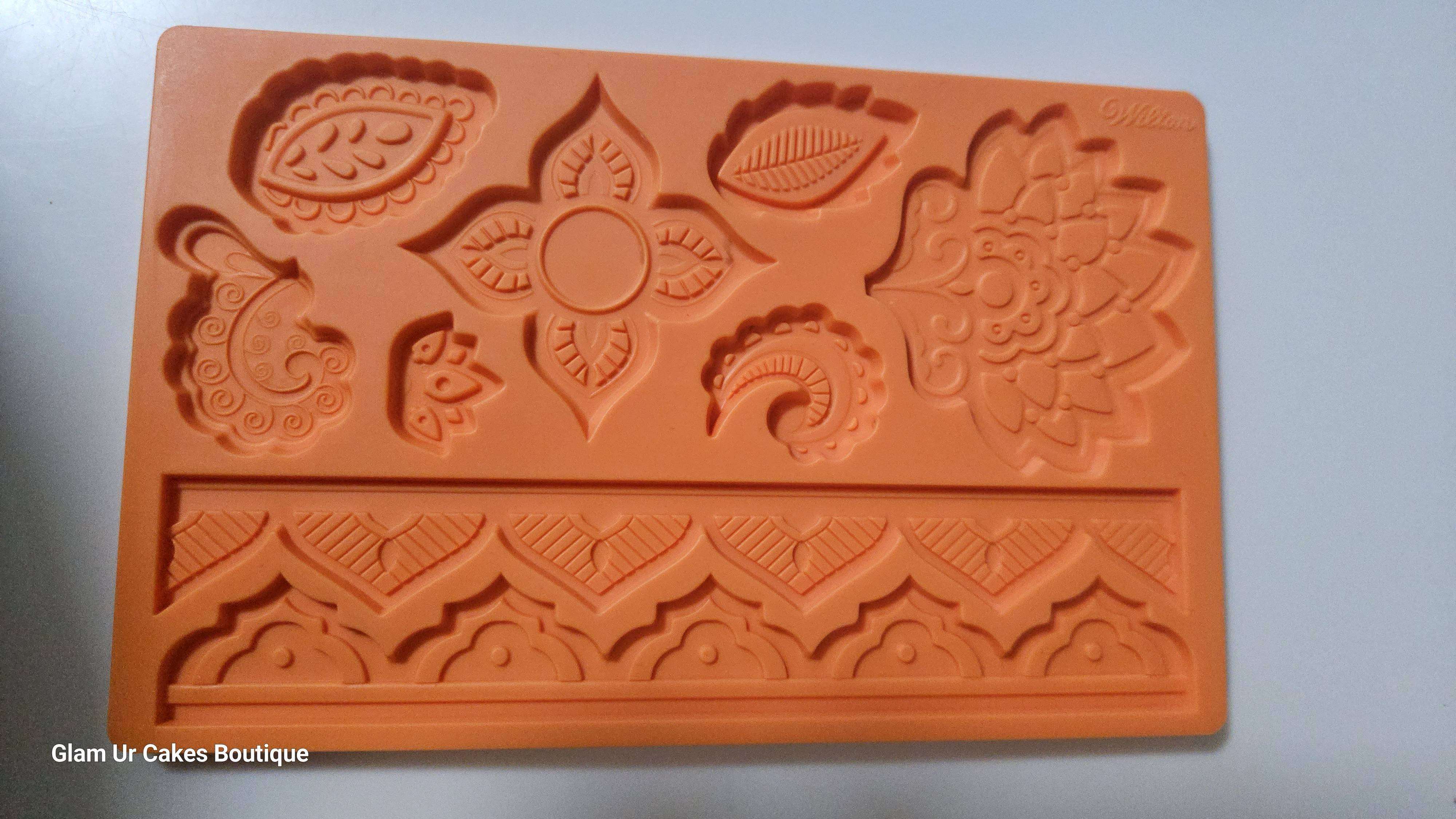 Fondant silicone mold