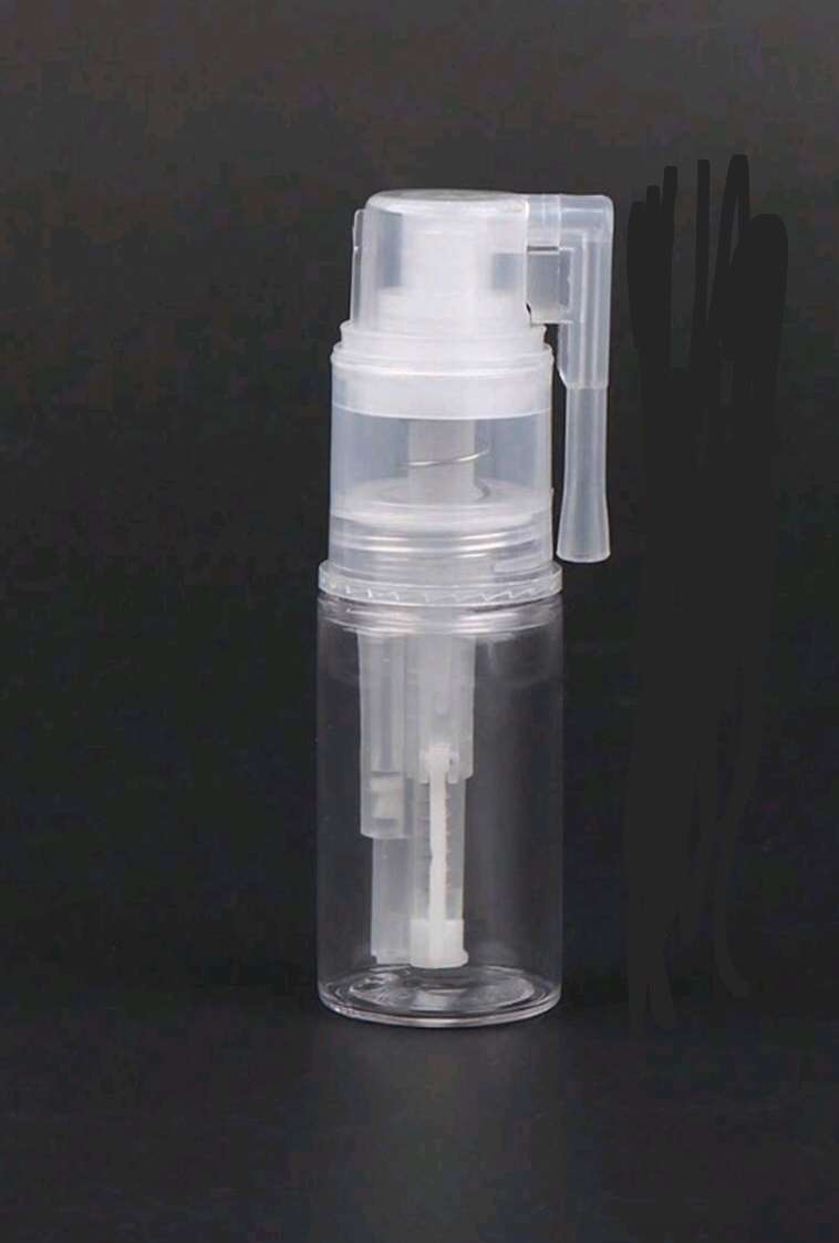 Glitter dust spray bottle