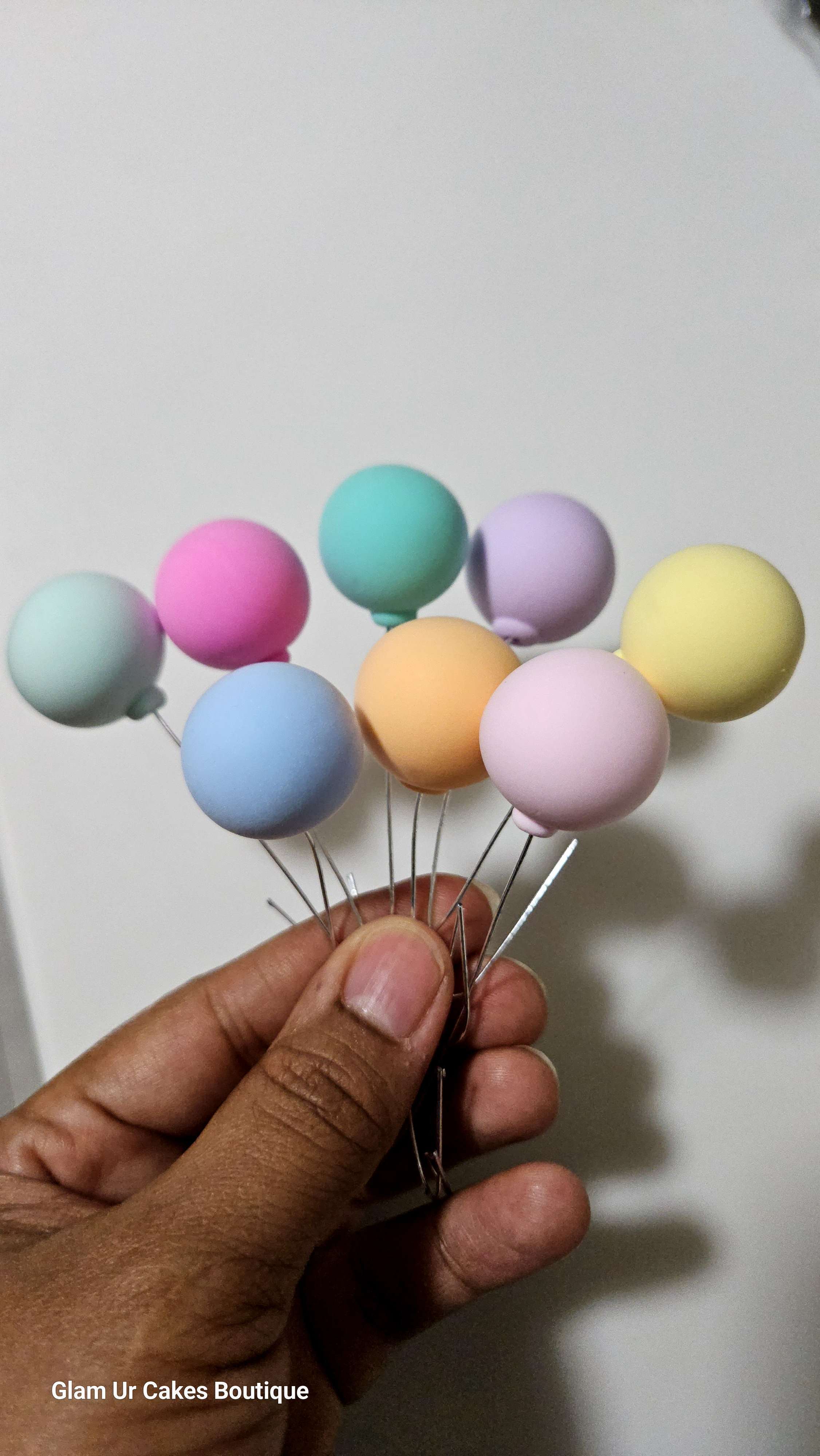 8pc pastel balloon sphere